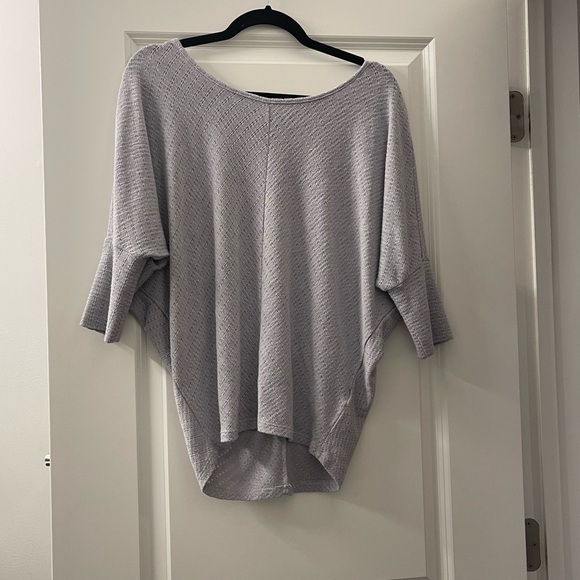 Philosophy Sweaters - Philosophy Gray Crew Neck Sweater with Relaxed Fit